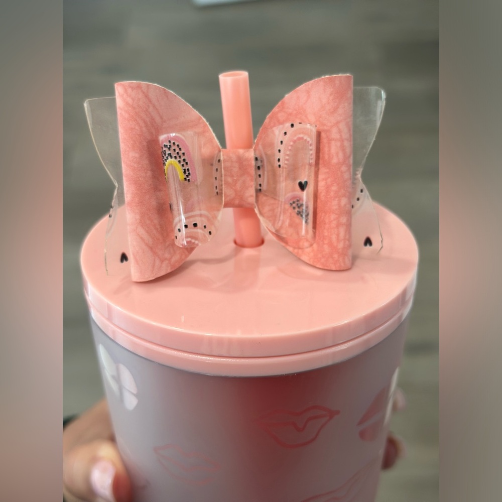 💖 Starbucks valentine 2021 pink and red lip 👄 soft touch tumbler - Picture 8 of 8
